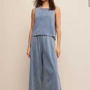 Z Supply Cream Wide Leg Pants